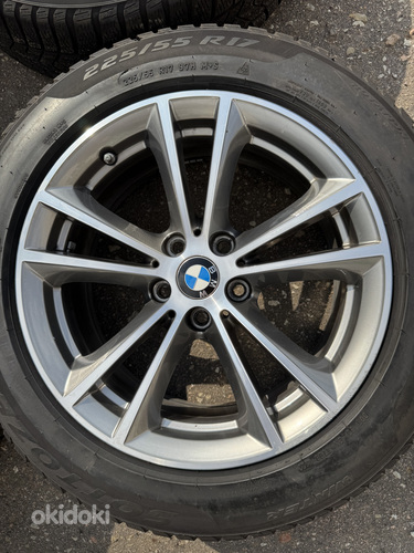 17" оригинальные диски BMW стиль 631 5x112 + зимние шины 6-7мм