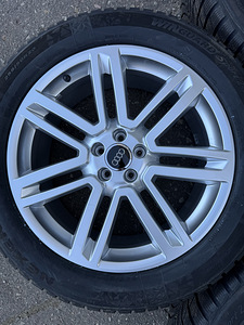 20" оригинальные диски Audi 5x112 + новые m+s 255/50/20 (3 фото из 9)
