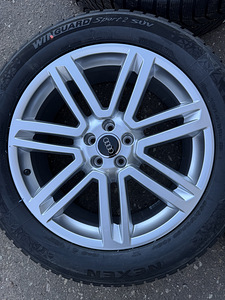 20" оригинальные диски Audi 5x112 + новые m+s 255/50/20 (4 фото из 9)