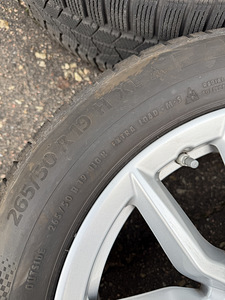 19" оригинальные диски BMW style 734 5x112 + Continental m+s (10 фото из 10)