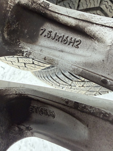 16" диски Mercedes-Benz 5x112 + шины 225/55/16 (8 фото из 8)