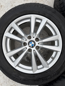 18" оригинальные диски BMW стиль 446 5x120 + 255/55/18 шипованные (4 фото из 7)