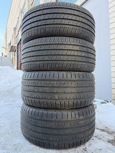 19" оригинальные диски BMW стиль 664M 5x112 + летние шины 7мм (8 фото из 10)