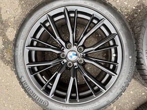 18" оригинальные разноширокие диски BMW стиль 796M 5x112 + шины (5 фото из 10)