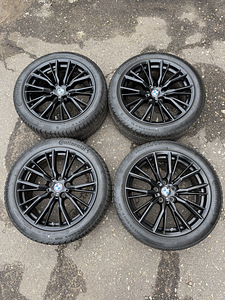 18" оригинальные разноширокие диски BMW стиль 796M 5x112 + шины (10 фото из 10)