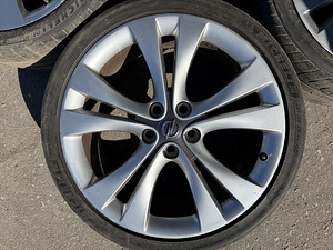 20" оригинальные диски Opel 5x120 + летние шины 255/35/20 (7 фото из 10)