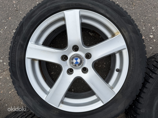 17" диски BMW 5x120 + шипованные шины 225/55/17 (7,5 мм)