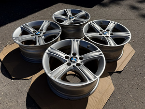 17" оригинальные диски BMW стиль 393 5x120 + датчики (3 фото из 9)