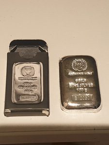 Germania Mint 999 hõbe hõbekang 100g (1 foto / 4)