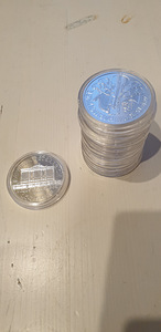 18 x 1oz hõbemündid 999 hõbe (6 foto / 6)