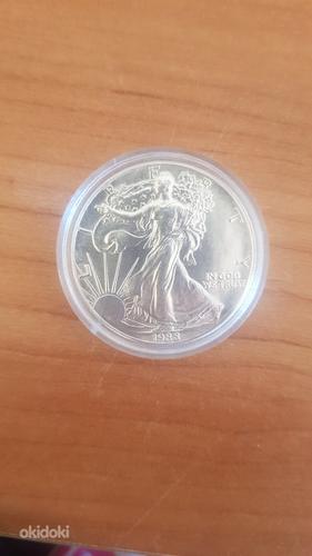 999 серебро USA Liberty 1988 (фото #2)