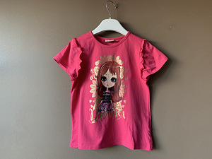 (122-128 cm, 7-8 av) Roosa t-särk (7 foto / 8)