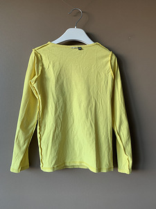 122-128 cm Kollane t-särk pikkade varrukatega (6 foto / 7)
