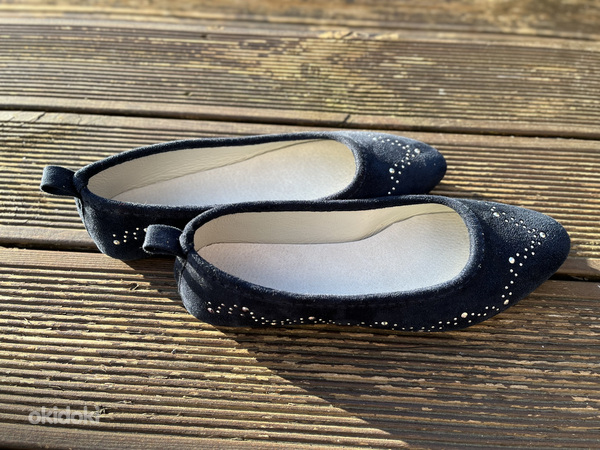 Baleriinad, kingad, tume-sinised (suurus 35) (foto #3)