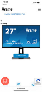 Monitor Iiyama ProLite XUB2792QSU 27" IPS 16:9 (4 foto / 4)