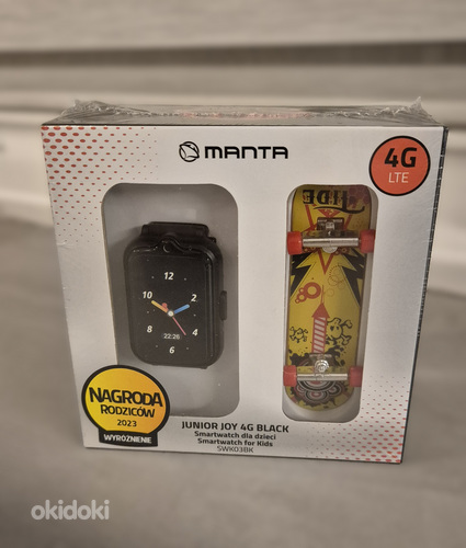 Manta Junior Joy 4G children's smartwatch black