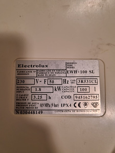 Elektriboiler Electrolux EWH 100SL (3 foto / 5)