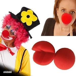 Uus punane nina Foam Circus Clown Nose (3 foto / 3)