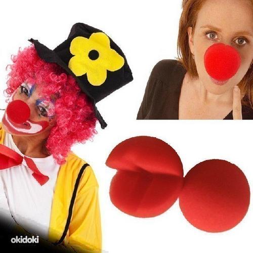 Uus punane nina Foam Circus Clown Nose (foto #3)