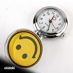 Uus kell meditsiiniõele Smile Face Nurse Pocket Watch (2 foto / 3)