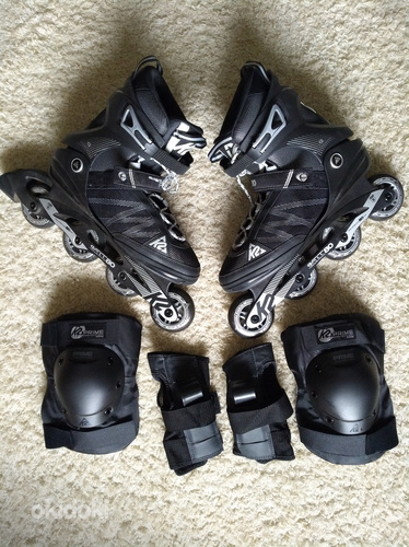 Мужские роликовые коньки Rollerblade K2 F.I.T.80 размер 44,5 (фото #1)