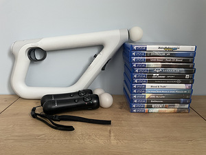 Playstation VR v2 UUS, puldid, mängud, PS5 adapter (2 foto / 2)