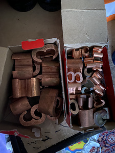 Maandusklemm, C-klemm, erinevad suurused, maanduse klemmid (1 foto / 4)