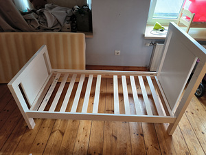 Lapse voodi 140x70, kvaliteetse madratsi, kattemadratsiga (4 foto / 5)