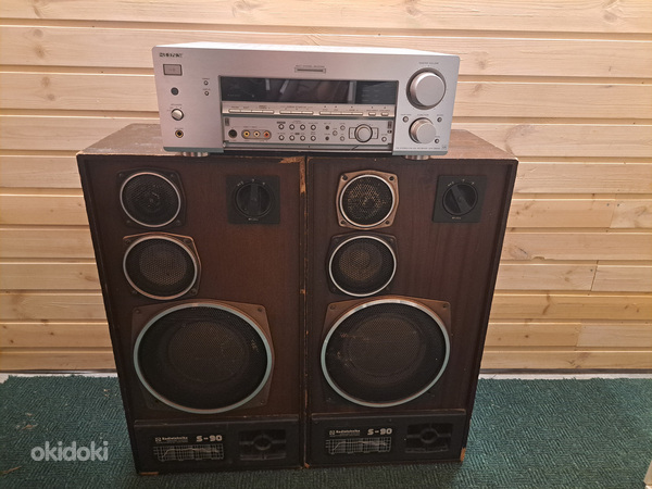 Kõlarid Radiotehnika S-90 + Sony str-db840 ressiiver (foto #1)