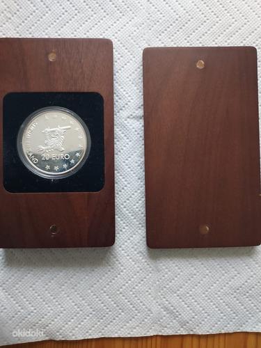 Монета Финляндия 20 Евро 1997 год Hämeenlinna серебро (фото #2)
