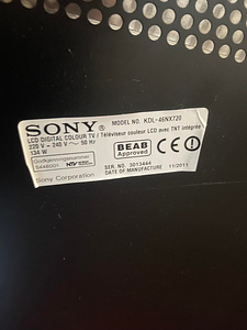 SONY Bravia 3D 46inch KDL-46NX720 + Soundbar/TVStand (4 foto / 6)