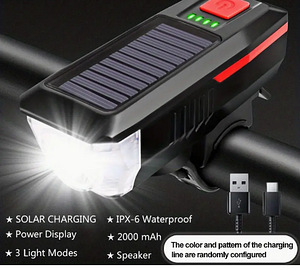 X-TIGERi rattatulede komplekt: 4-režiimiline USB-laetav LED- (1 foto / 2)