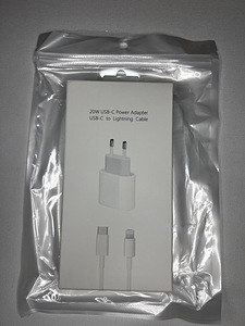 Подзарядка айфон Адаптер USB-C + кабель Lightning Apple
