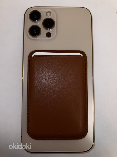Kaarditasku Apple iPhone Leather Wallet MagSafe картодержате (фото #8)