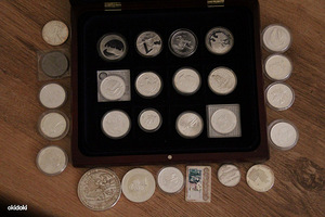 999 hõbemünte medaleid ja plaate 1026g (3 foto / 3)