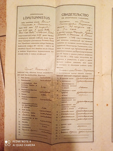 Свидетельство 1929 (3 foto / 3)