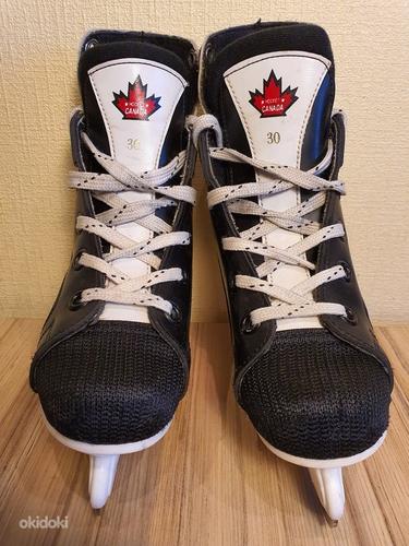 Хоккейные коньки Team Canada, размер 30 (фото #5)