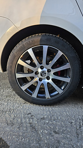 Skoda veljed 5x112 17" koos Continental lamelliga (4 foto / 6)