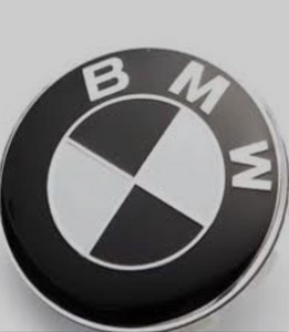 Embleem BMW 74mm märk must (back:E46 E90 F30...). (1 foto / 1)