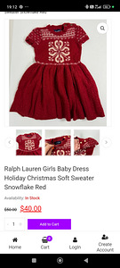 Новое шерстяное платье Ralph Lauren, возраст - 4 года (5 фото из 5)