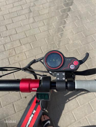 Новый!Электрический скутер Kugoo Kirin M4, черный/красный (фото #8)