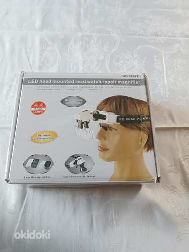 LED-lamp luup lugemiseks ja peentöödeks