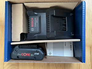 BOSCH Pro akulaadija + Aku ProCORE 18V 4,0 Ah komplekt (2 foto / 5)