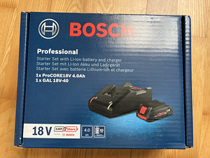BOSCH Pro akulaadija + Aku ProCORE 18V 4,0 Ah komplekt (5 foto / 5)