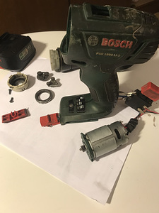 Bosch 18v PSR отвертка на запчасти