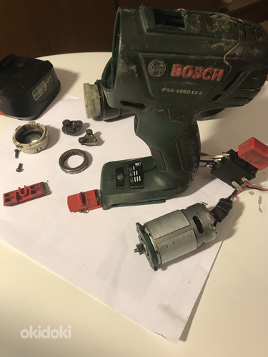 Bosch 18v PSR отвертка на запчасти (фото #1)