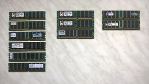 Lauaarvuti ja sülearvuti mälu RAM DDR DDR2 DDR3 DDR4 (5 foto / 5)