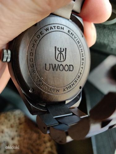 Часы из дерева Uwood. (фото #3)