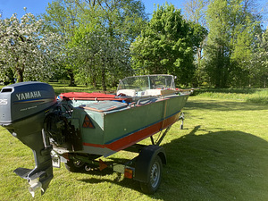 ALUMIINIUMPAAT PROGRESS 2M + YAMAHA 25 HJ 4T + HAAGIS (3 foto / 10)
