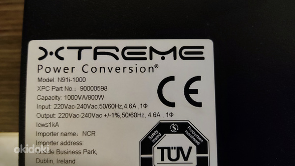 ИБП 1U Extreme N91i-1000 800 Вт 4,6 А (фото #4)